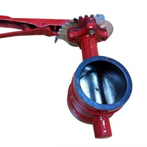Ductile Iron Grooved Butterfly Valves