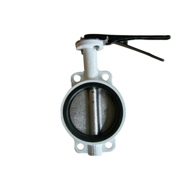 Cast Iron Butterfly Valves, Lug, White