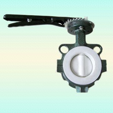 PTFE Lined Butterfly Valves, Wafer, API 607