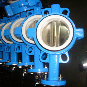 PTFE Seat Butterfly Valves, Split, SS316 Trim