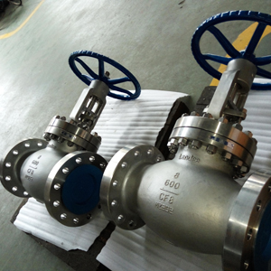 A351 CF8 SS Globe Valve, DN200, PN100, RF