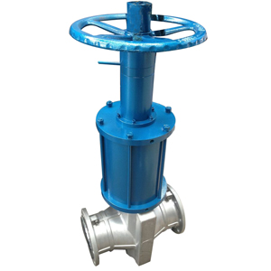 Aluminum Pinch Valves, Pneumatic, Handwheel