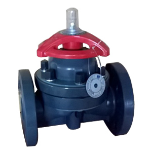 UPVC Diaphragm Valves, DN50, PN20, FF, CS